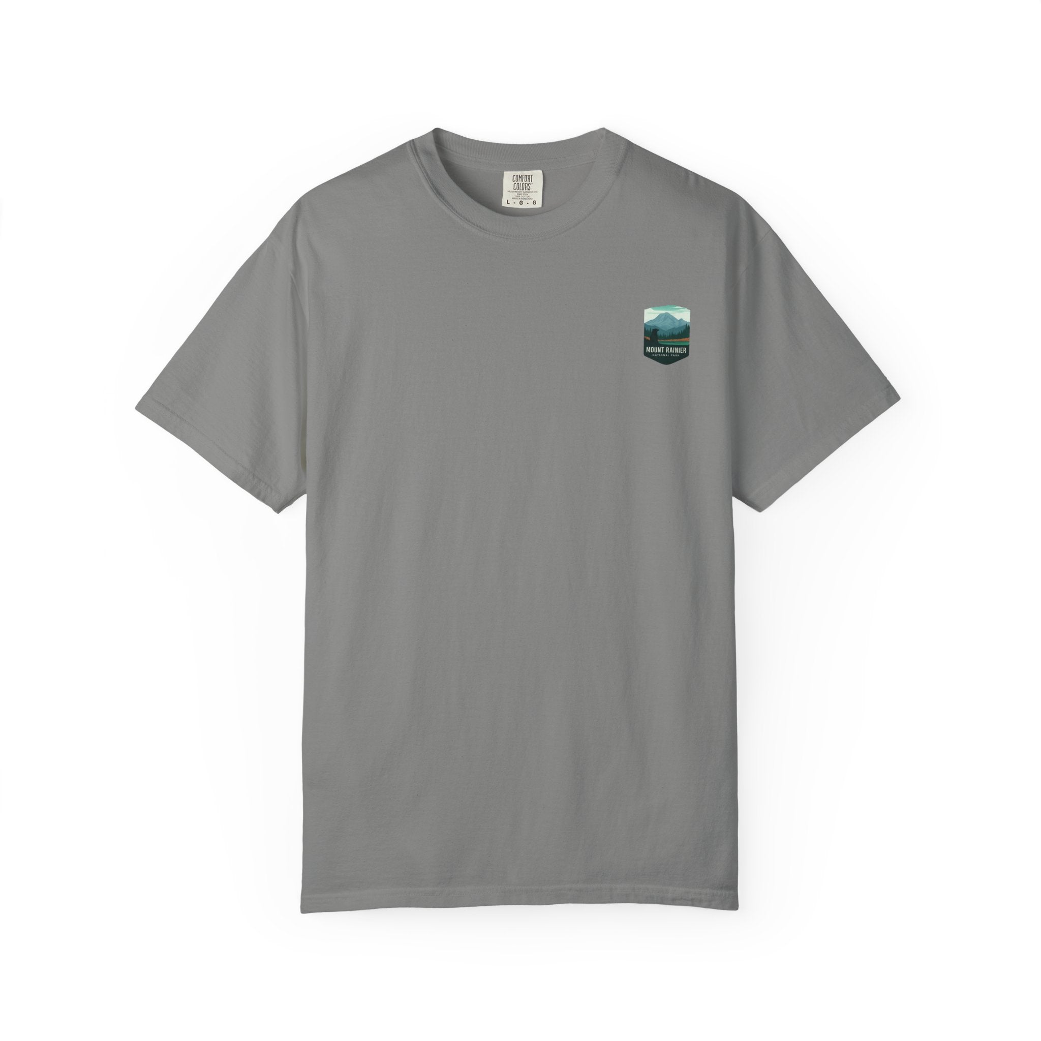 Mount Rainier National Park Poster T-Shirt | Vintage Landscape Graphic