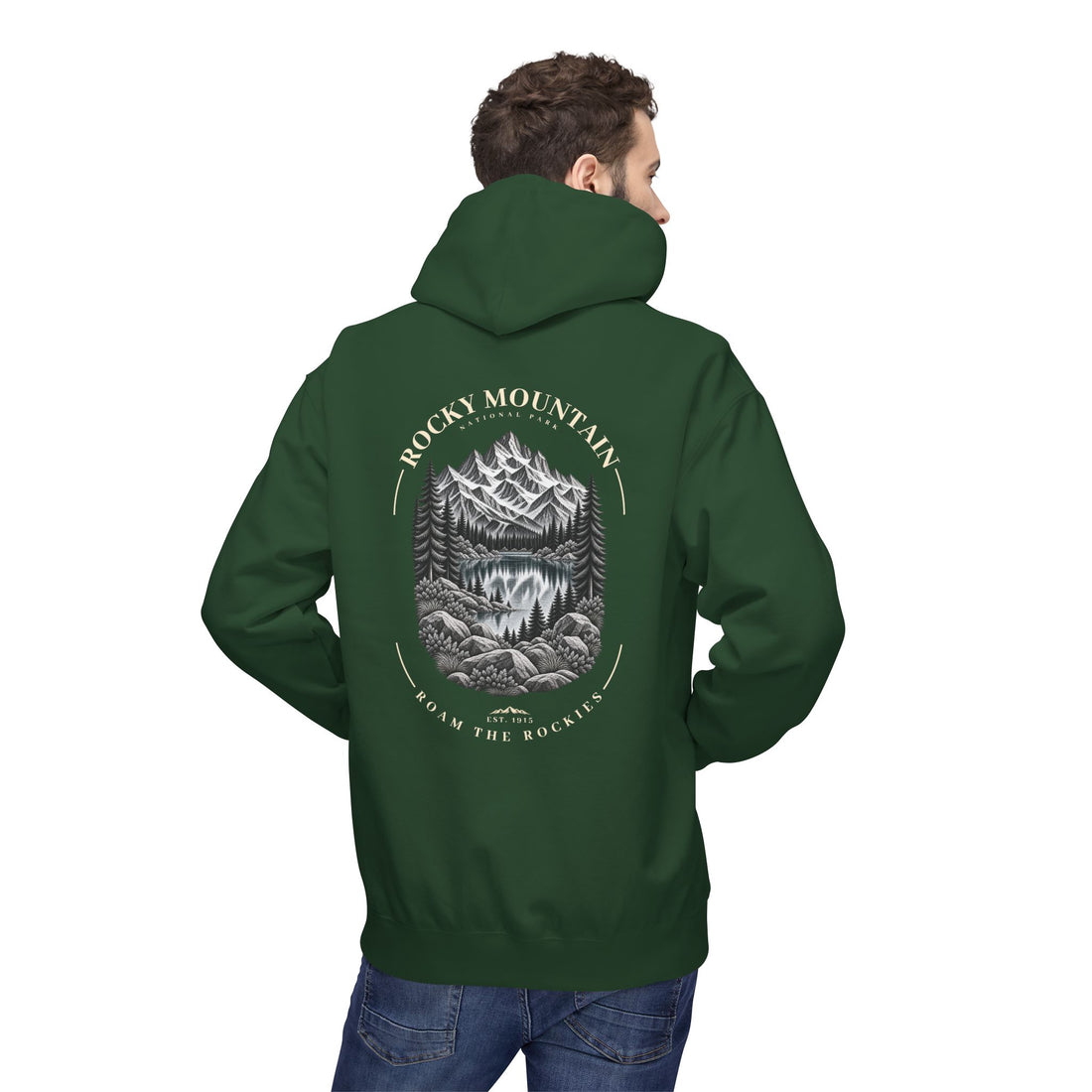 Rocky Mountain National Park Alpine Lake Graphic Hoodie