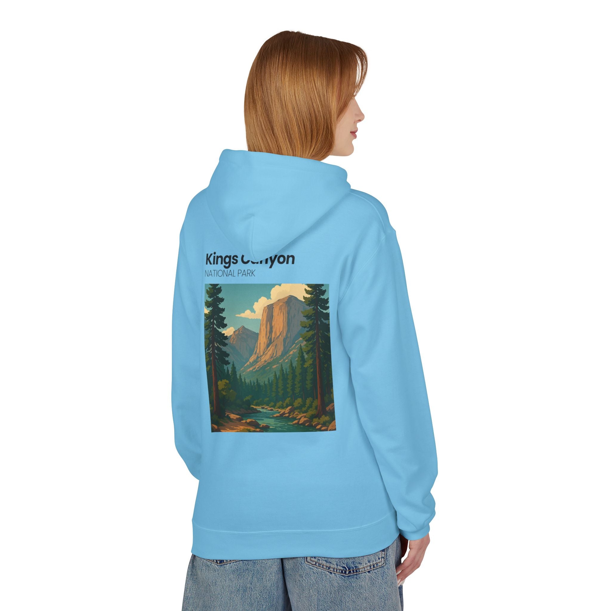 Kings Canyon National Park Hoodie | Vintage Landscape Graphic