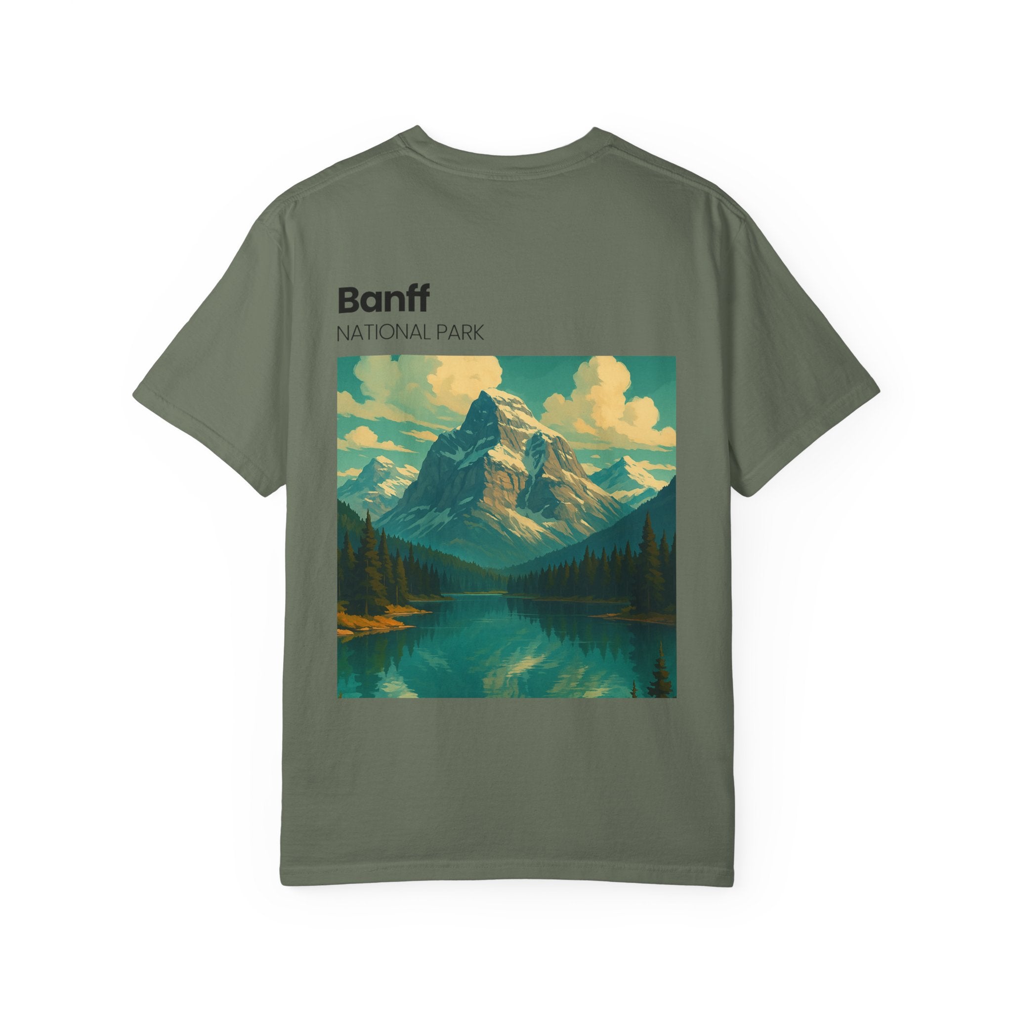 Banff National Park Mountain Scene T-shirt | Scenic Landscape Tee