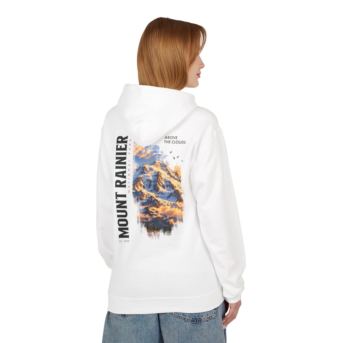 Mount Rainier National Park – Rainier Peak Graphic Hoodie