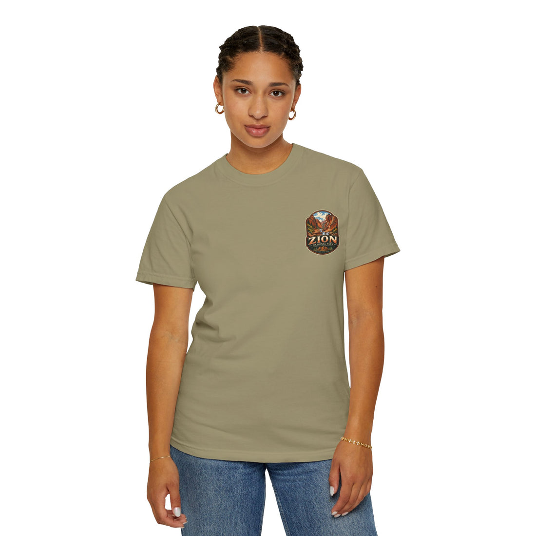 Red Cliffs Zion National Park Vintage Graphic T-Shirt