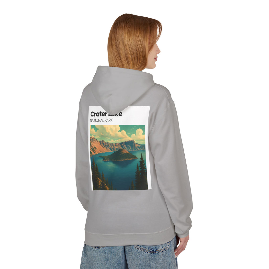 Crater Lake National Park Hoodie | Scenic Vintage Landscape