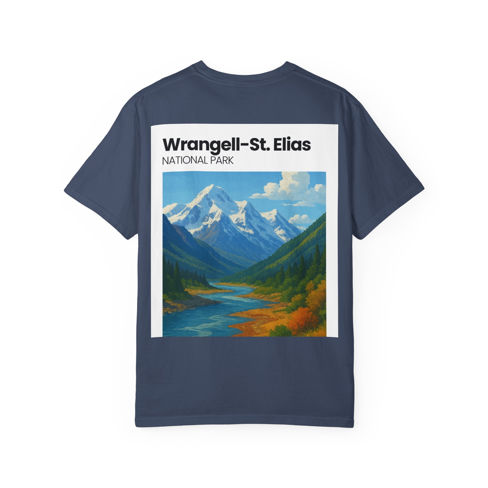 Wrangell-St. Elias National Park landscape T-Shirt | Mountain scenic tee