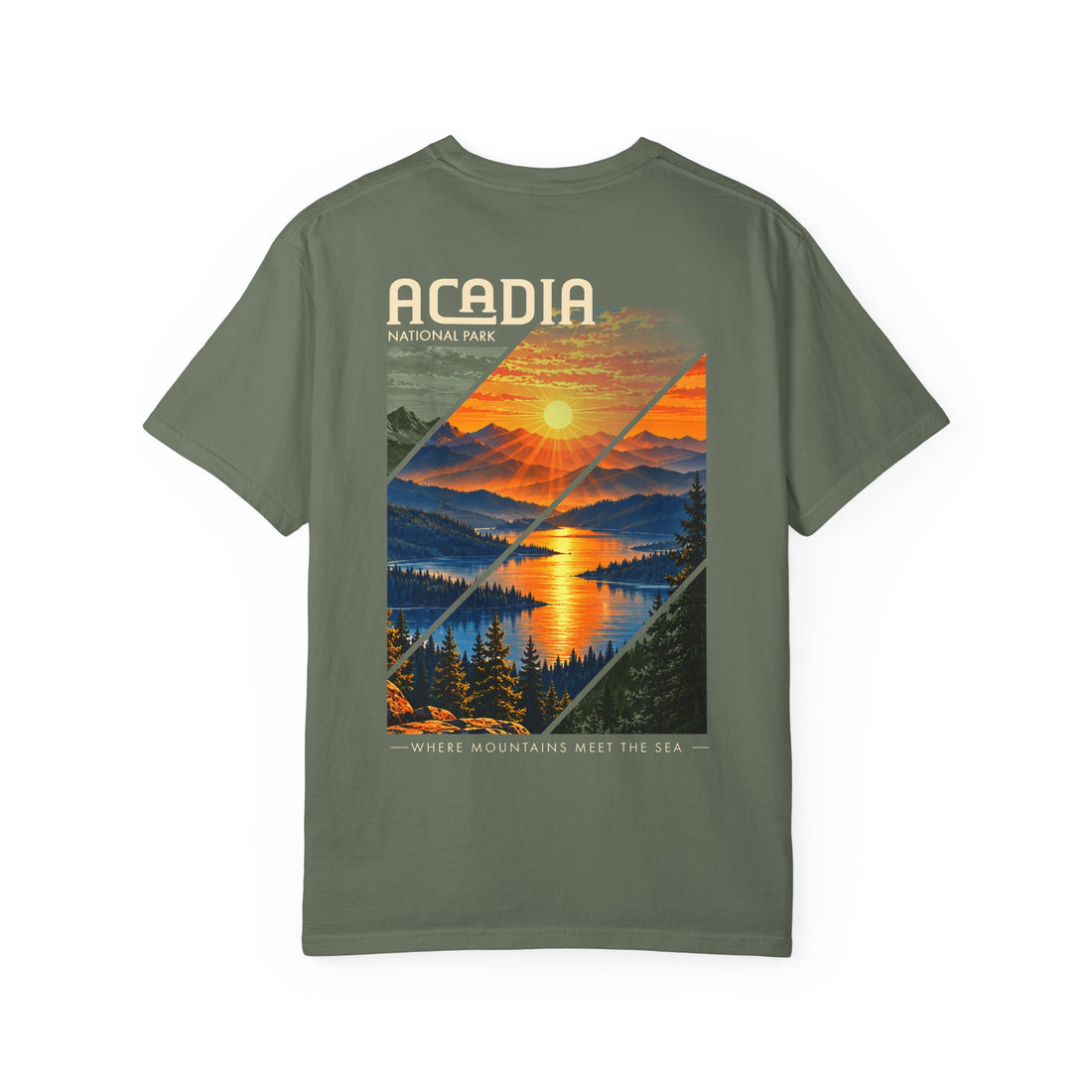 Acadia National Park Sunrise Graphic T-Shirt