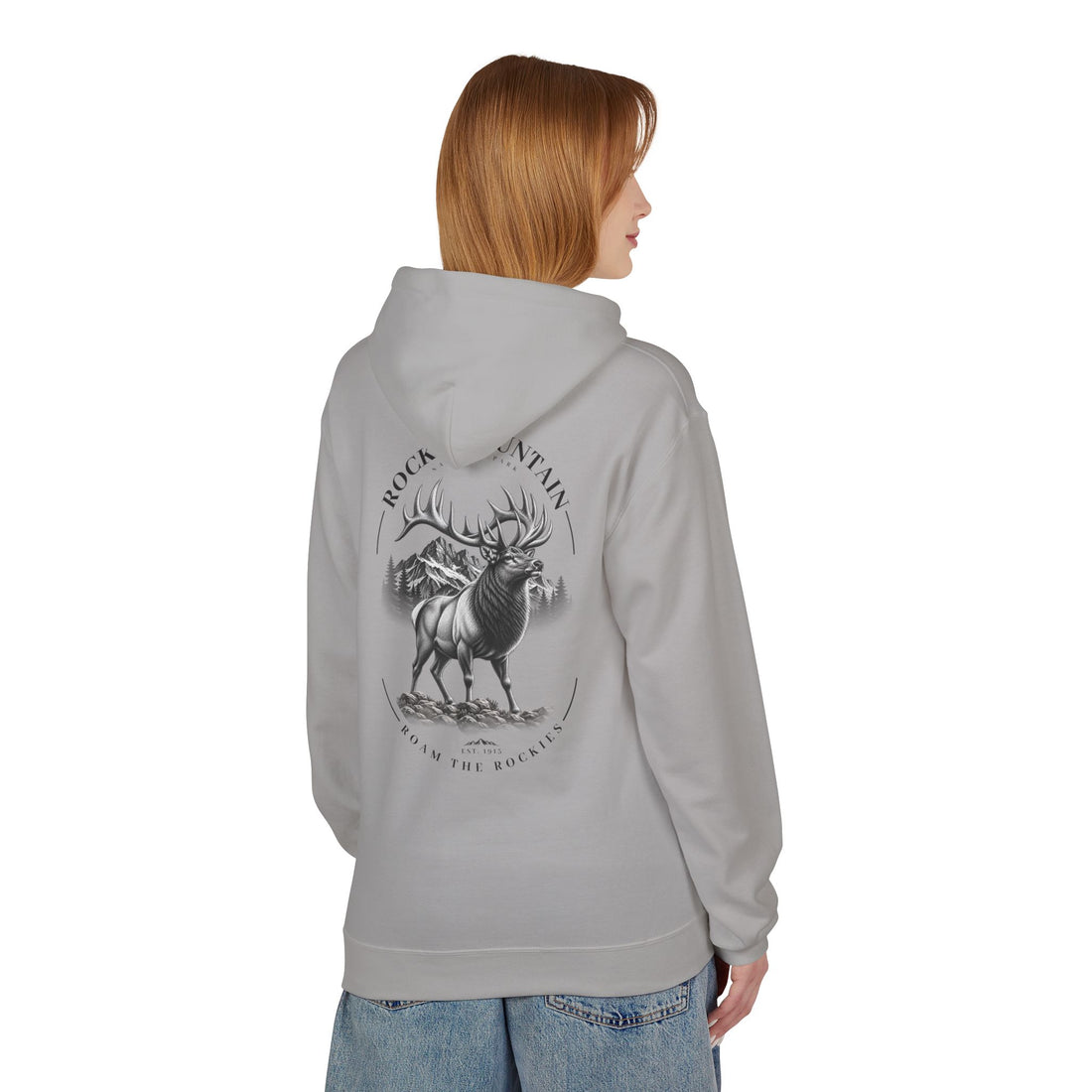 Rocky Mountain National Park Elk Graphic Hoodie