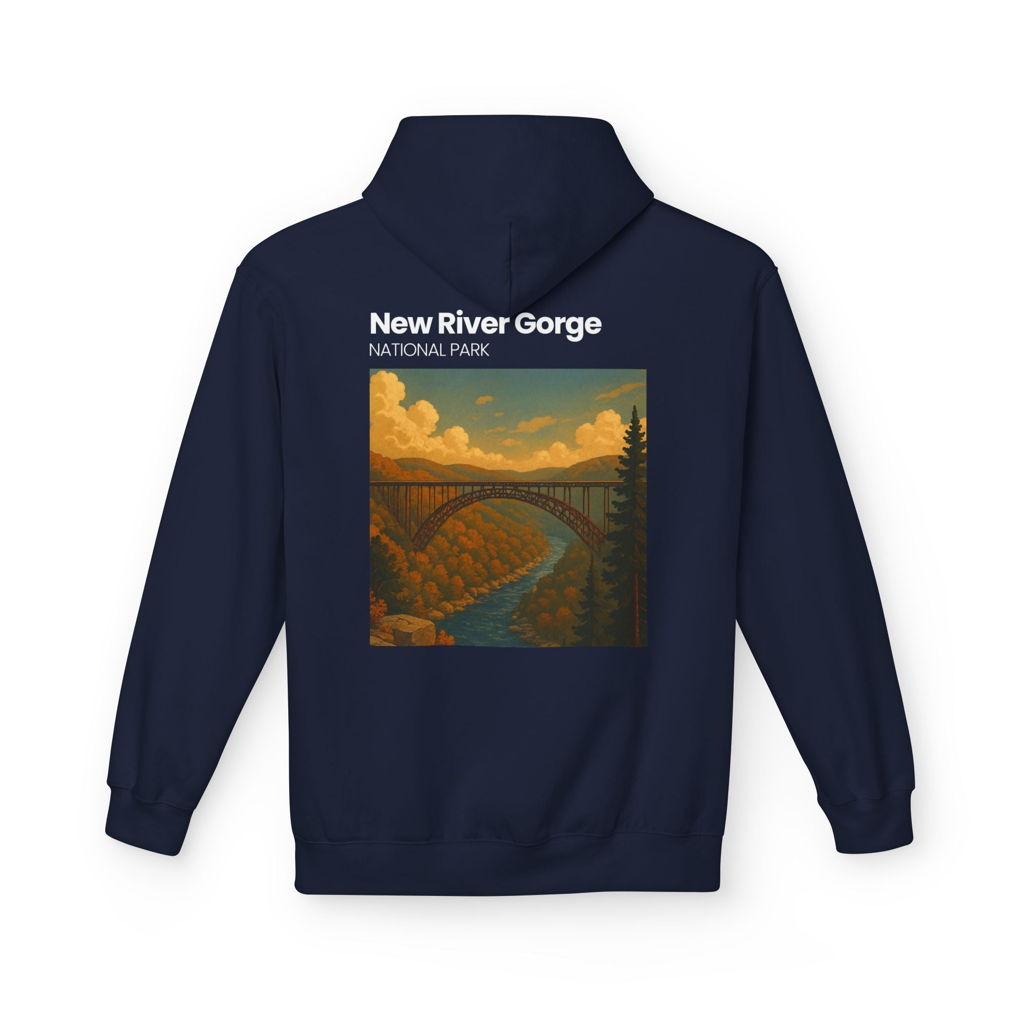 New River Gorge National Park hoodie | Scenic Bridge Landscape Pullover