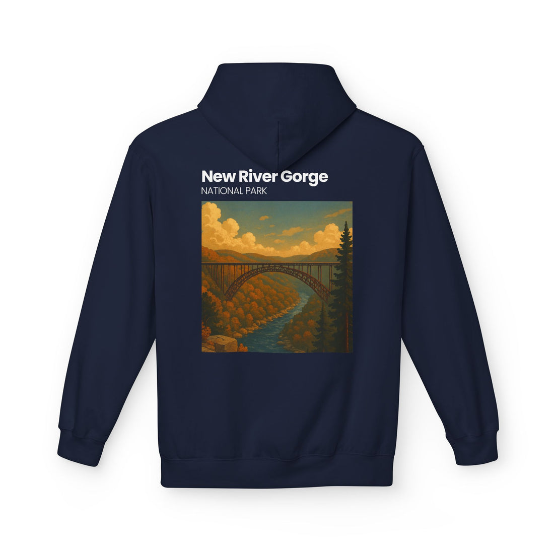 New River Gorge National Park hoodie | Scenic Bridge Landscape Pullover