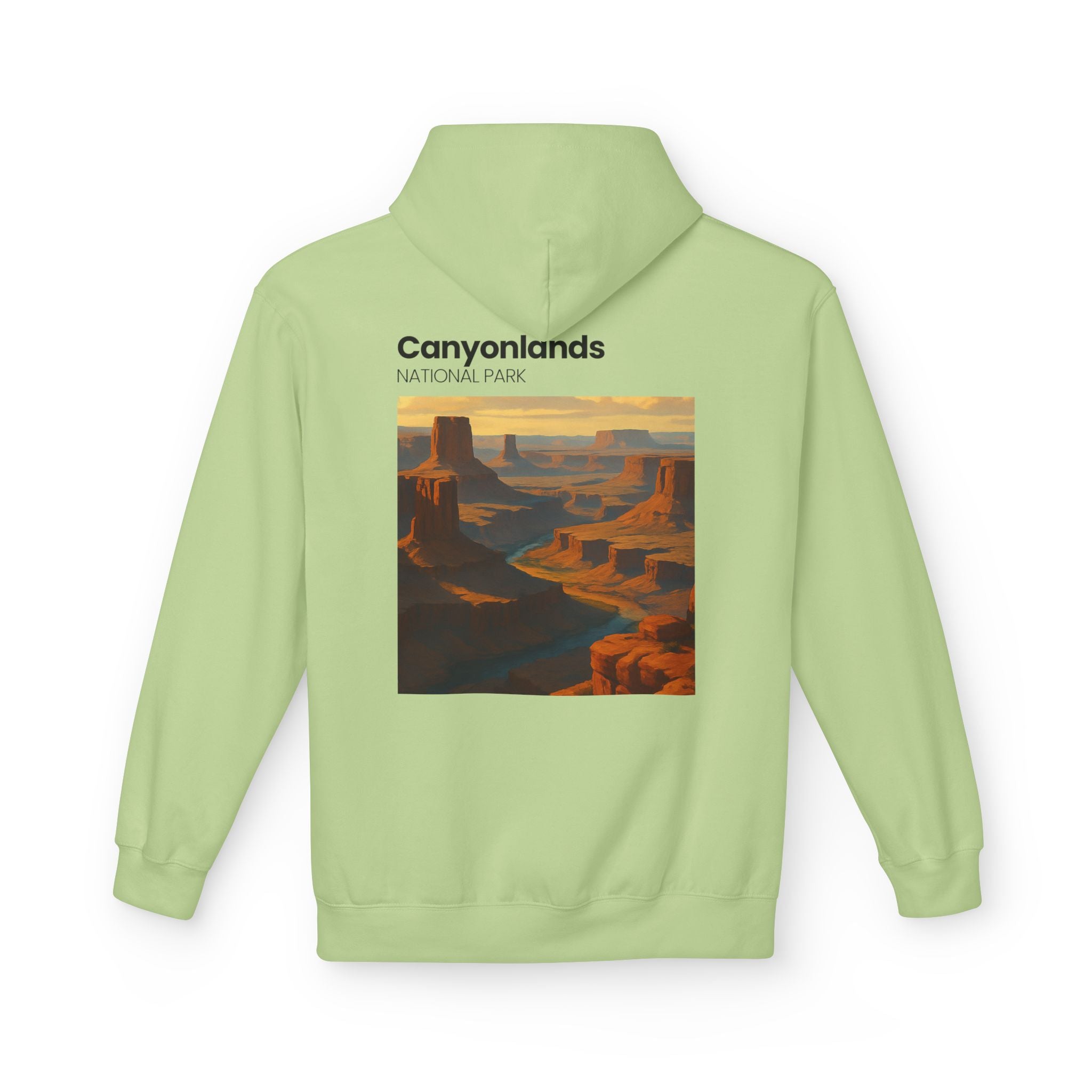 Canyonlands National Park landscape Hoodie | Retro desert canyon art