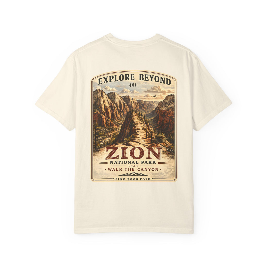 Angels Landing Zion National Park Vintage Graphic T-Shirt1