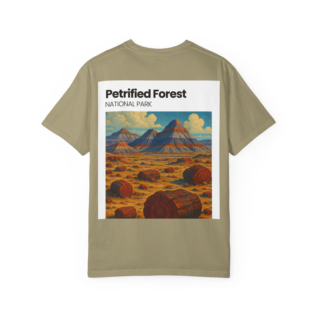 Petrified Forest National Park Poster T-shirt | Vintage Landscape Print