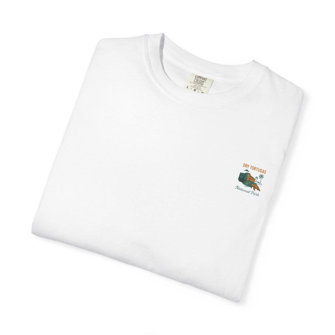 Dry Tortugas National Park Poster T-shirt | Vintage Fort Illustration