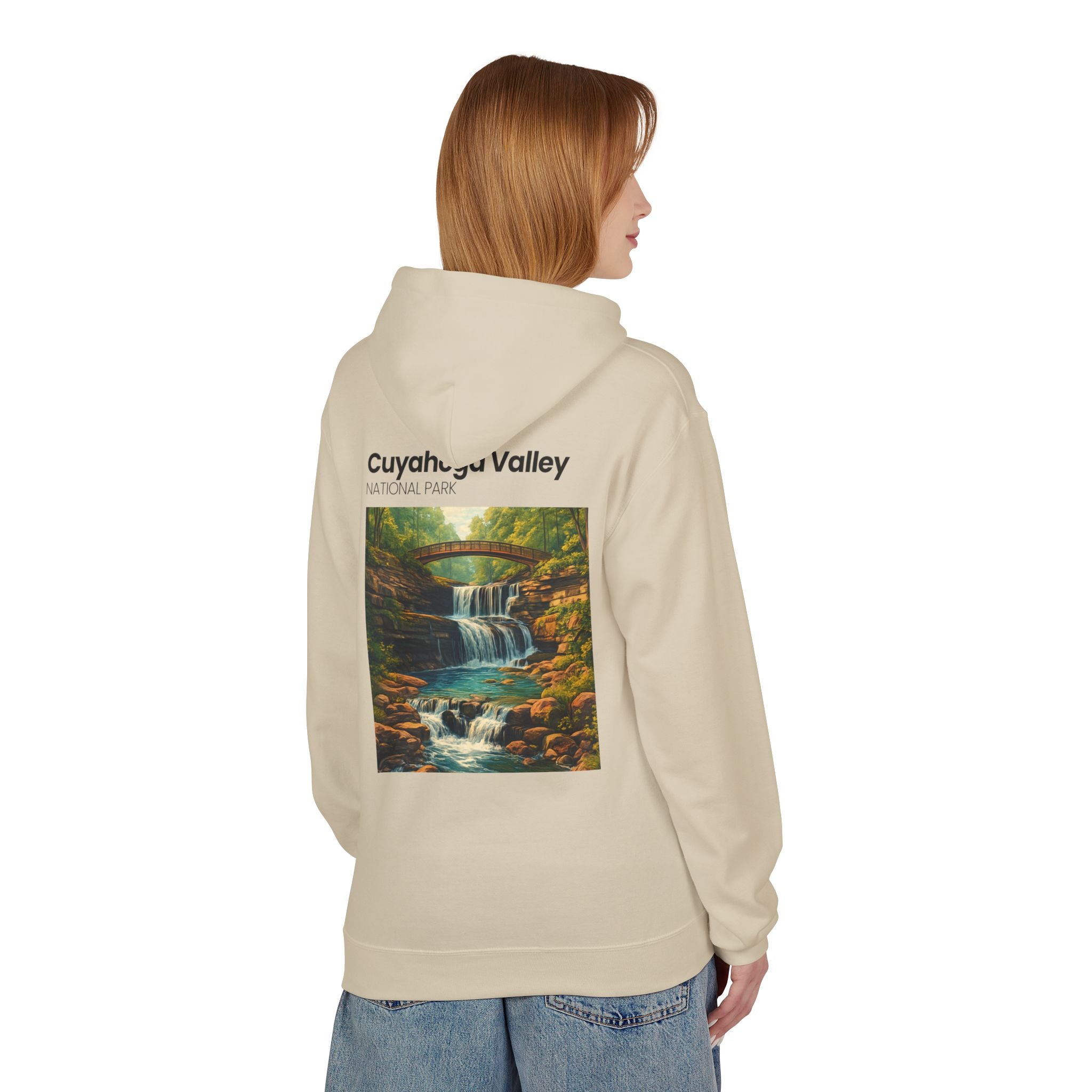Cuyahoga Valley Waterfall Hoodie | National Park Nature Sweatshirt