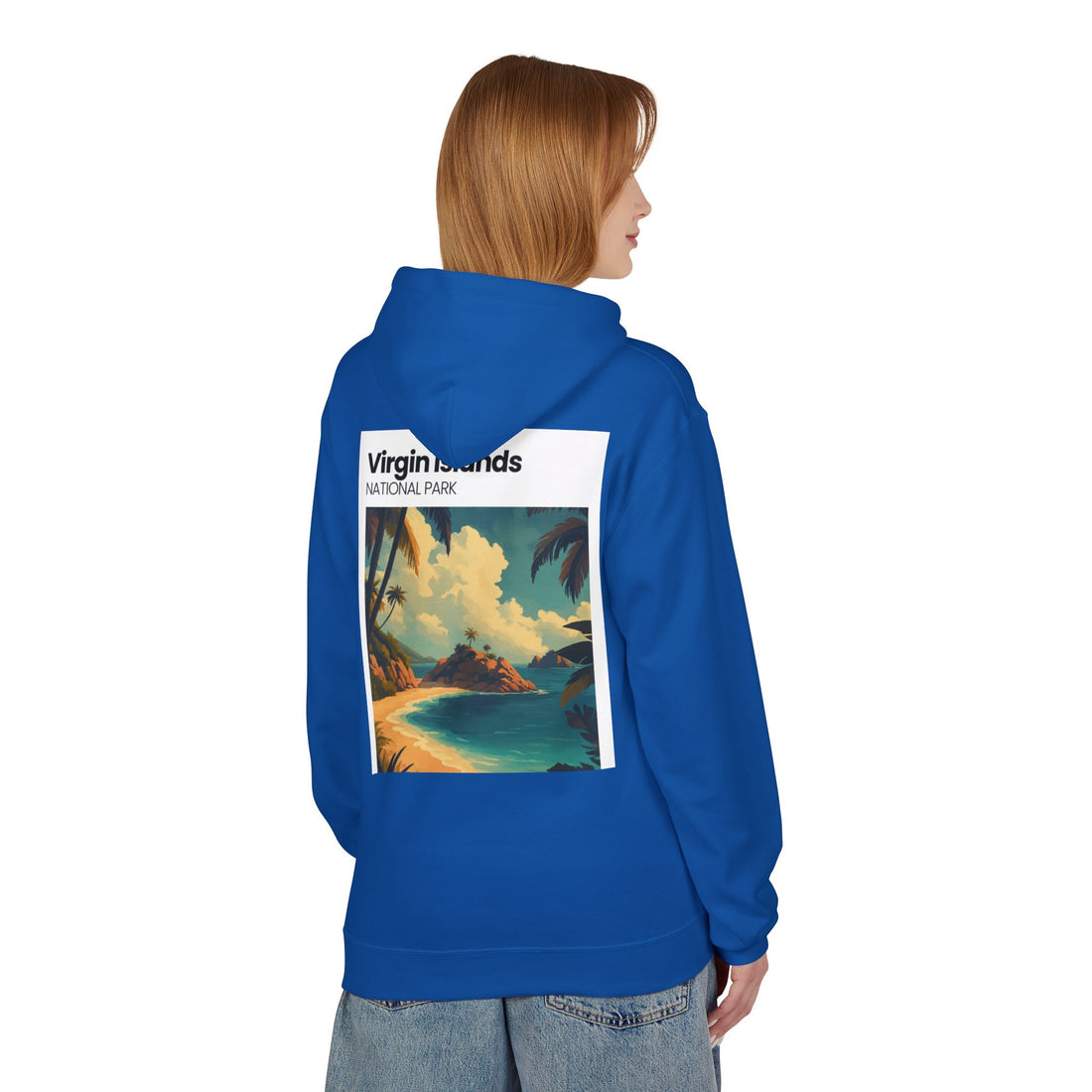 Virgin Islands National Park Beach Hoodie | Tropical Island Sunset