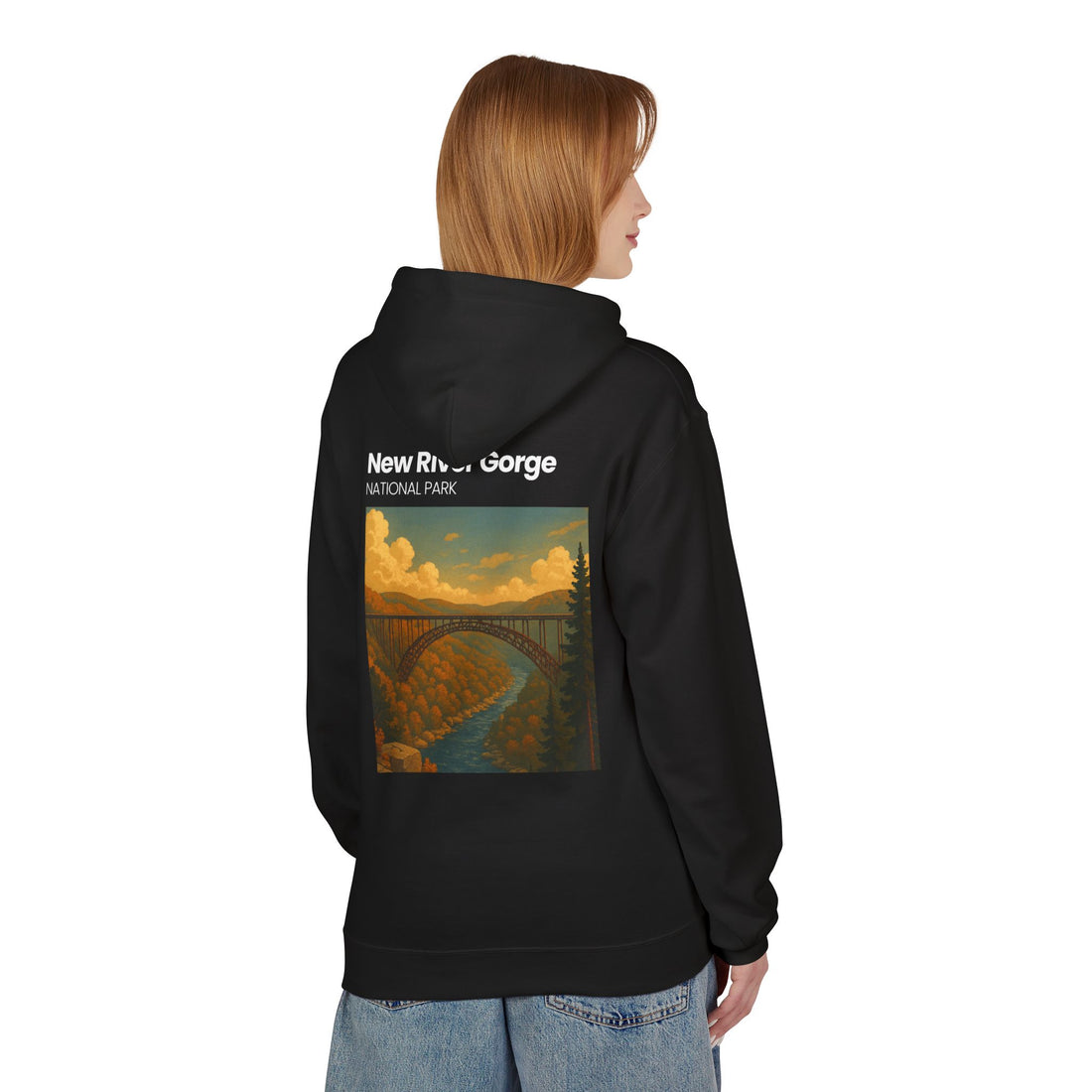 New River Gorge National Park hoodie | Scenic Bridge Landscape Pullover
