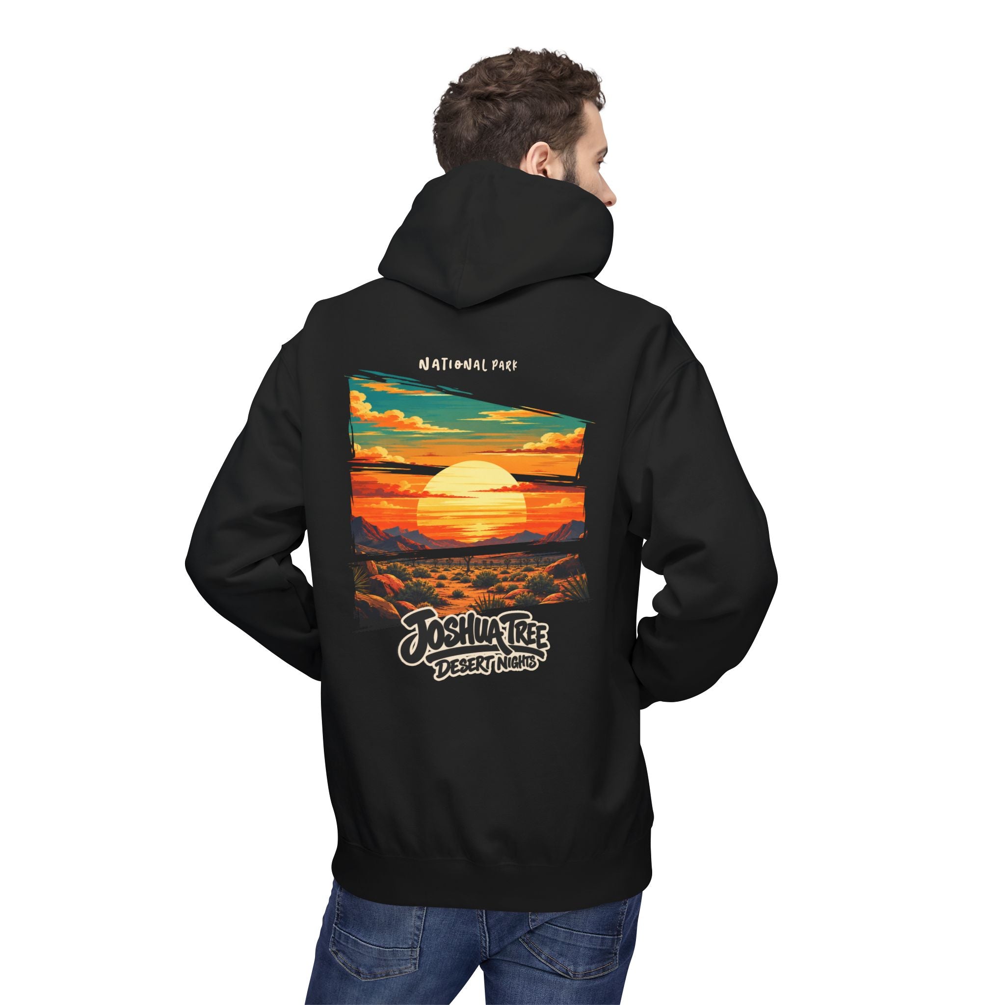 Joshua Tree National Park – Desert Sunset Graphic Hoodie
