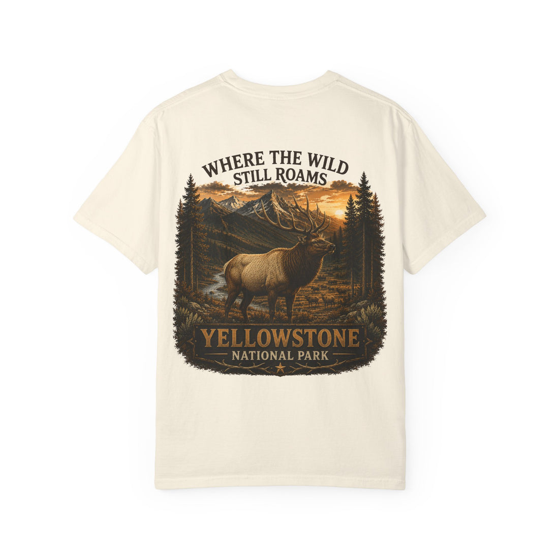 Yellowstone Elk – Where the Wild Still Roams T-Shirt
