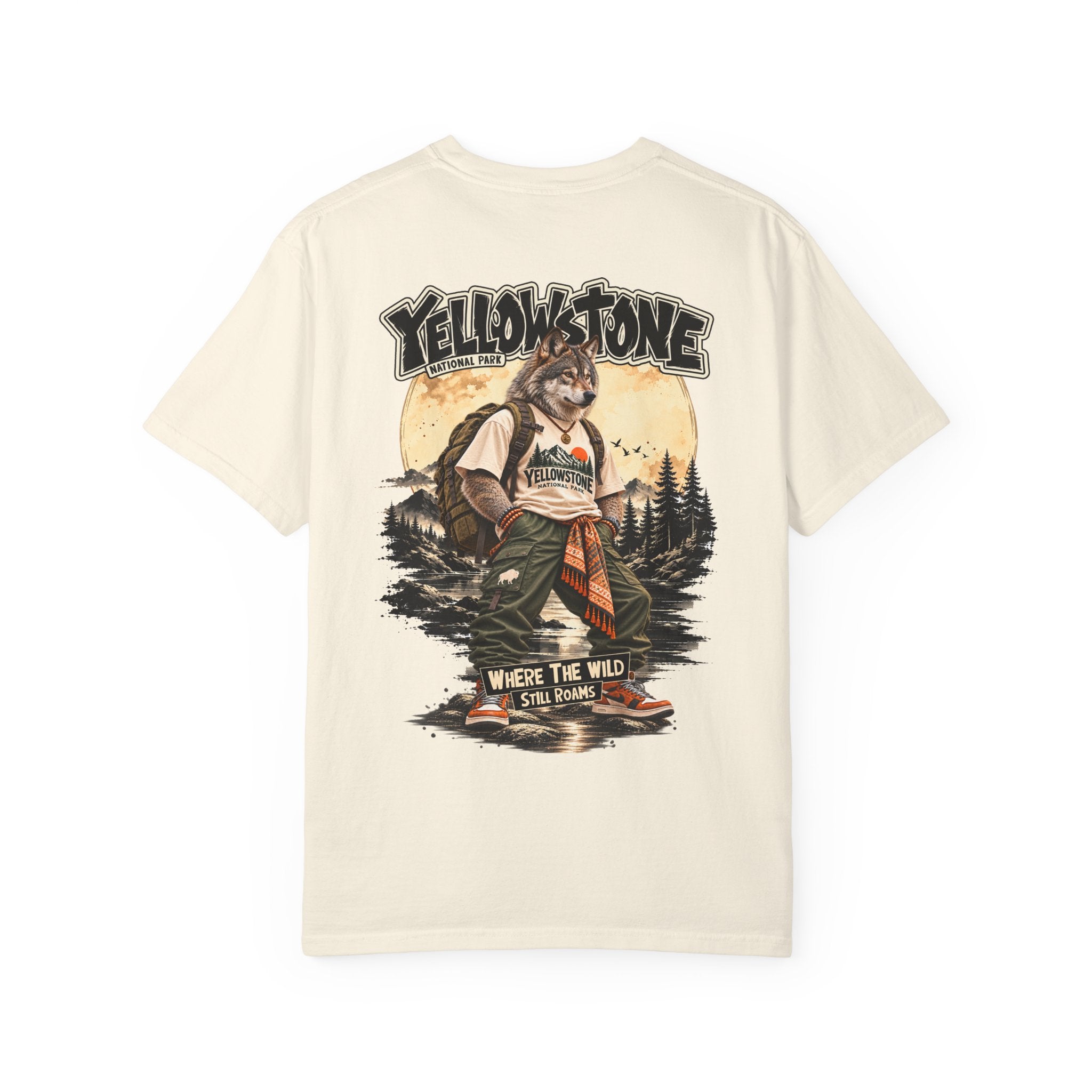Yellowstone Wolf – Where the Wild Still Roams T-Shirt