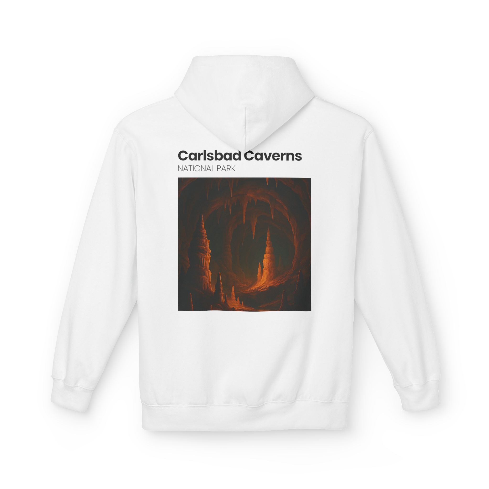 Carlsbad Caverns National Park Hoodie | Cave Stalactite Stalagmite Design