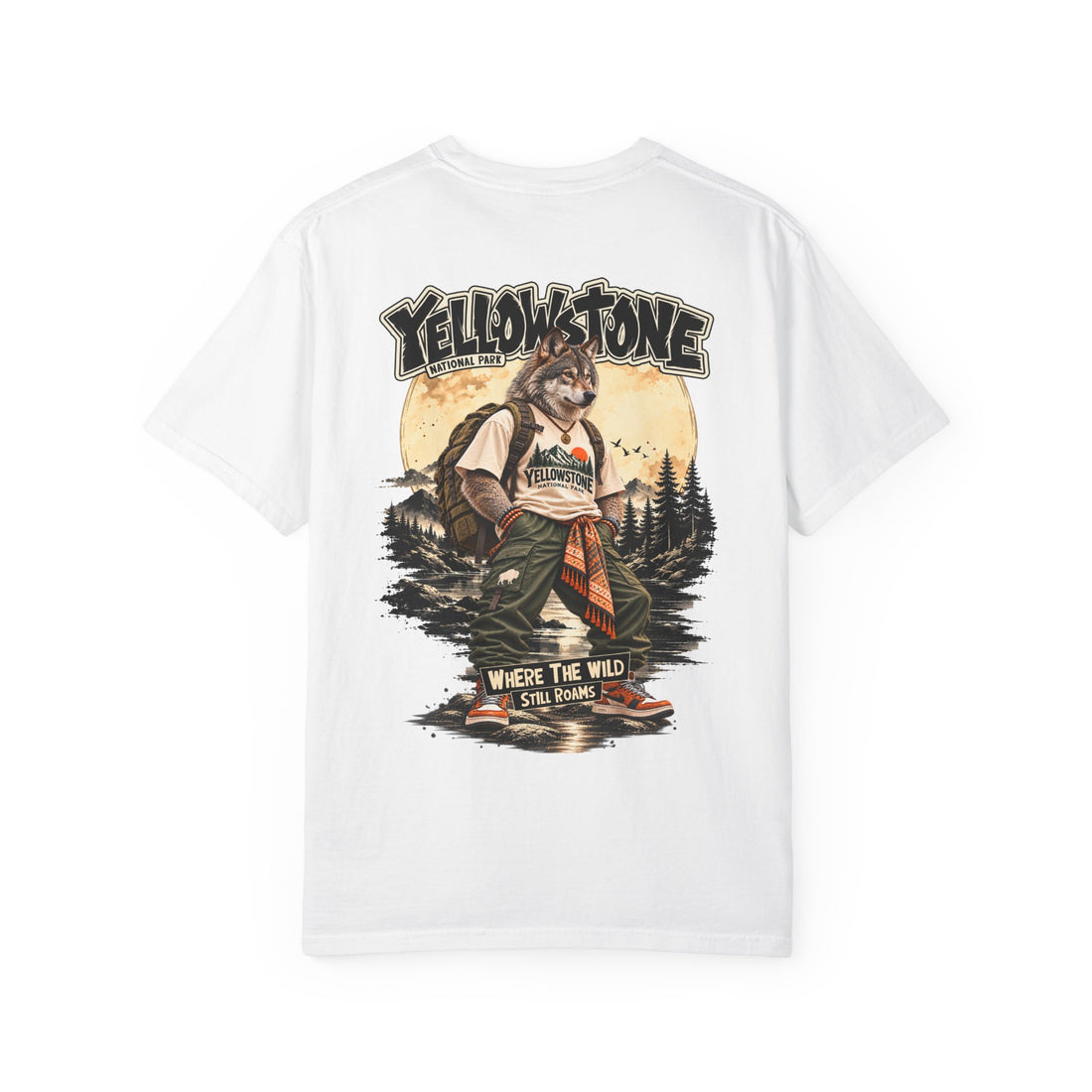 Yellowstone Wolf – Where the Wild Still Roams T-Shirt
