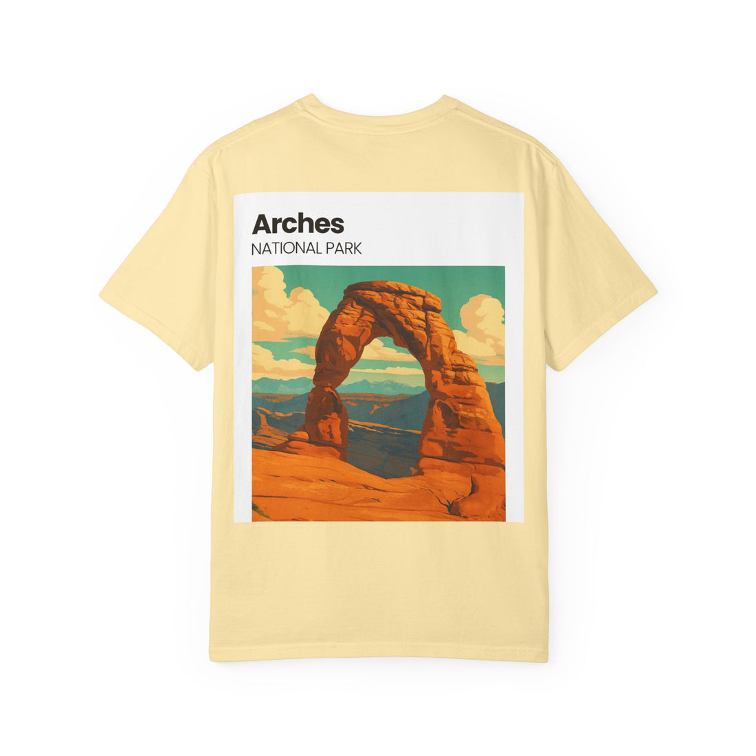 Hugging Dog Illustration T-Shirt | Small Chest Art