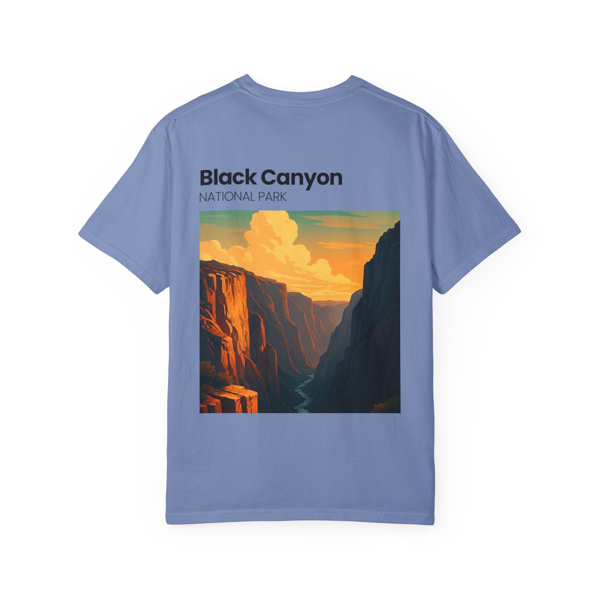 Black Canyon National Park landscape T-Shirt | Canyon Sunset Vista design