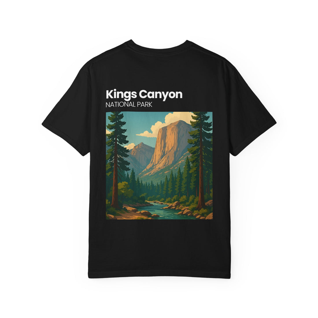 Kings Canyon National Park landscape T-Shirt | vintage park poster tee
