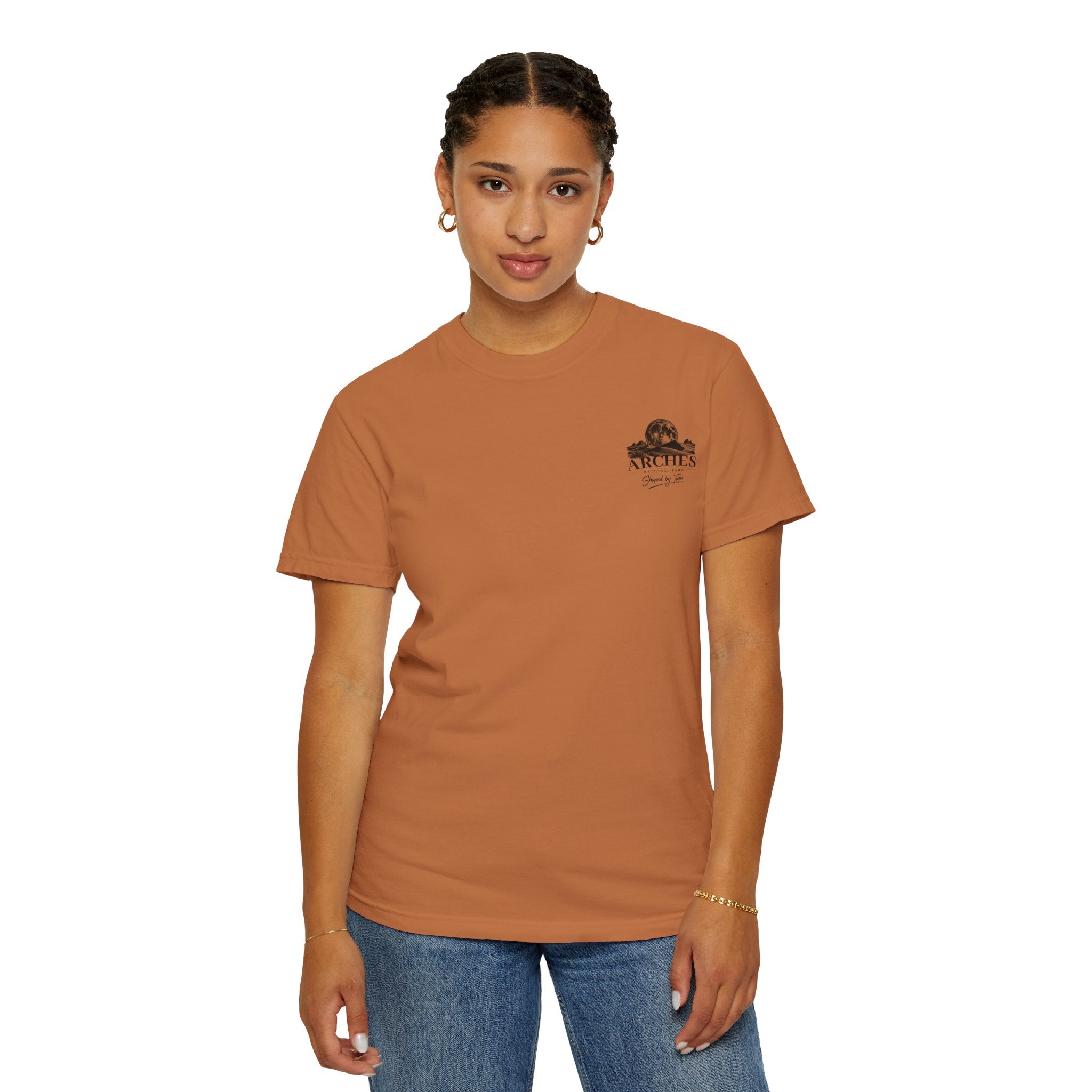 Arches National Park Desert Moon Graphic T-Shirt