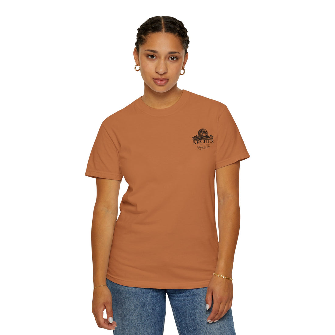 Arches National Park Desert Moon Graphic T-Shirt