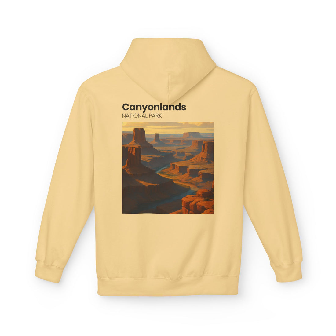 Canyonlands National Park landscape Hoodie | Retro desert canyon art