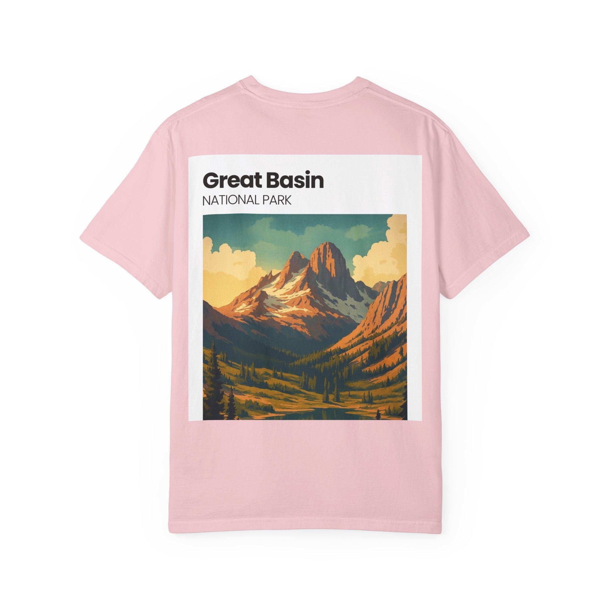 Great Basin National Park Landscape T-Shirt | Mountain Vintage Poster Tee