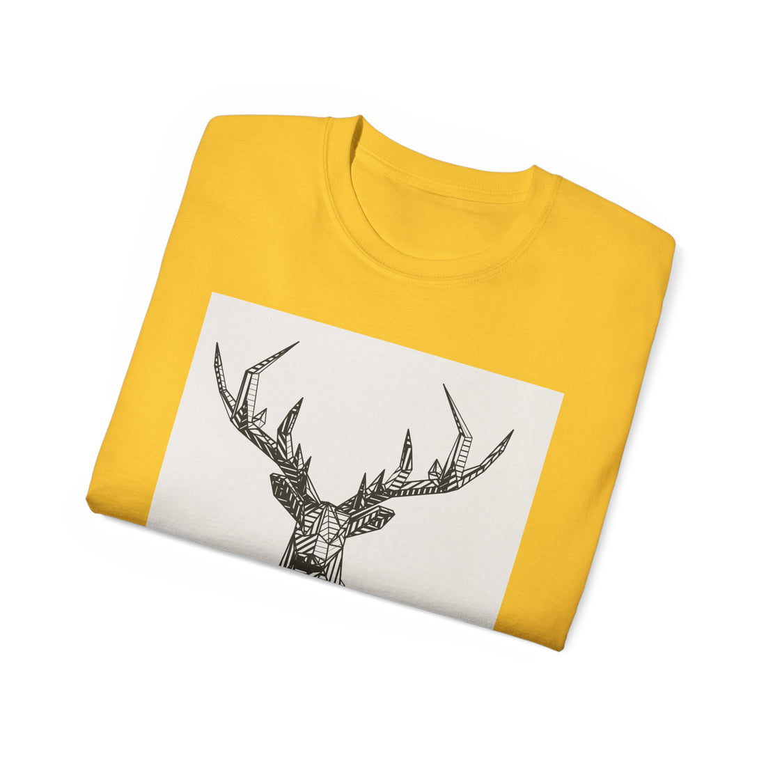 Geometric Deer Graphic Tee - Unisex Ultra Cotton T-Shirt