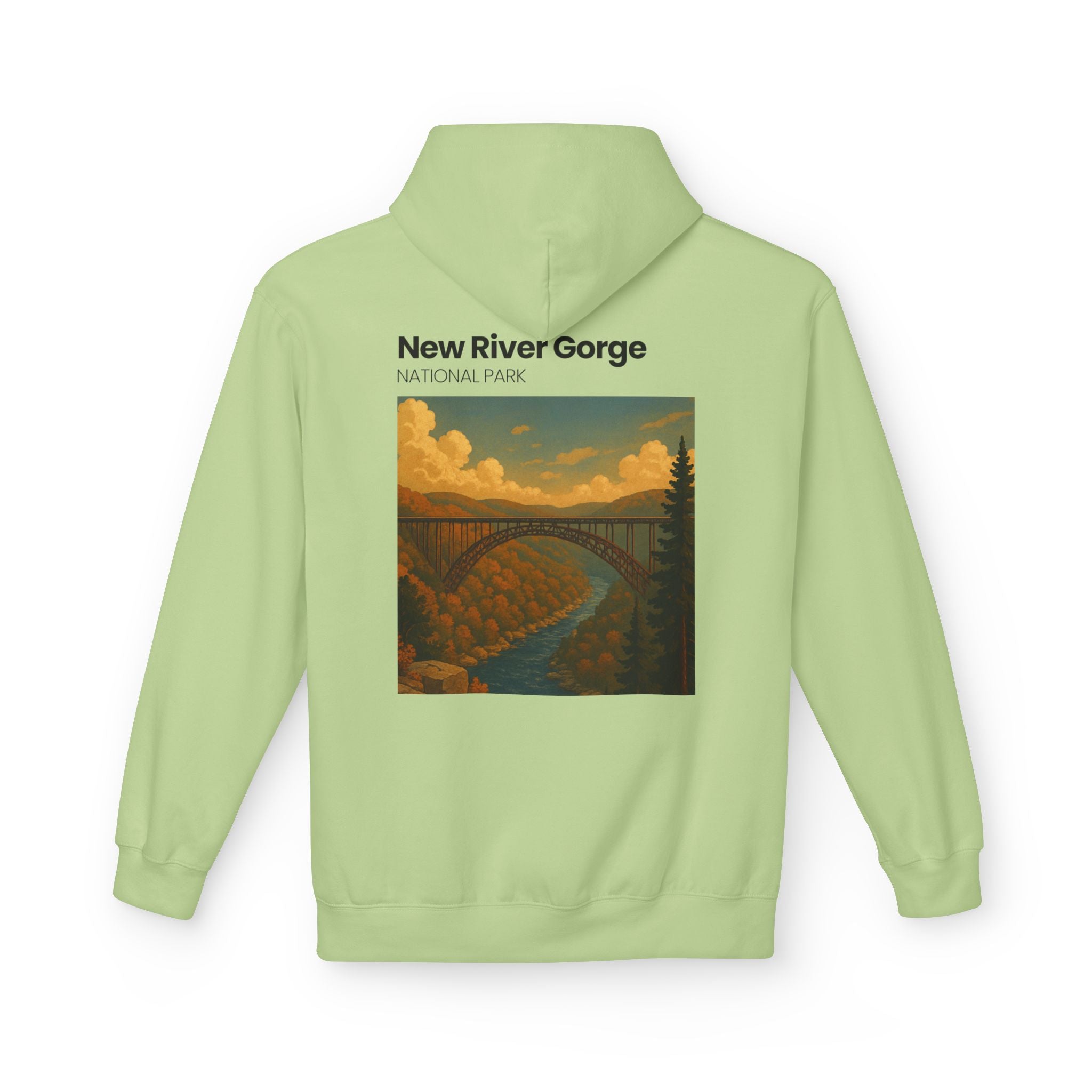 New River Gorge National Park hoodie | Scenic Bridge Landscape Pullover
