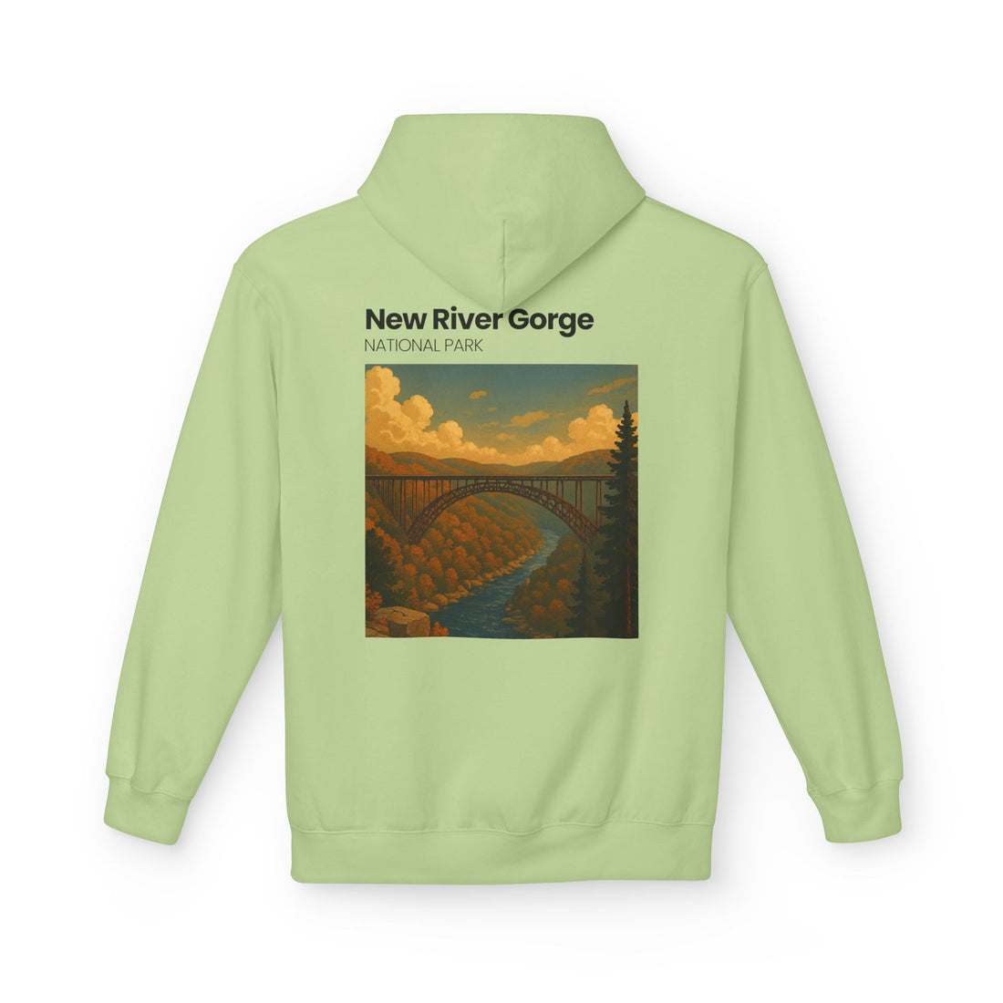 New River Gorge National Park hoodie | Scenic Bridge Landscape Pullover