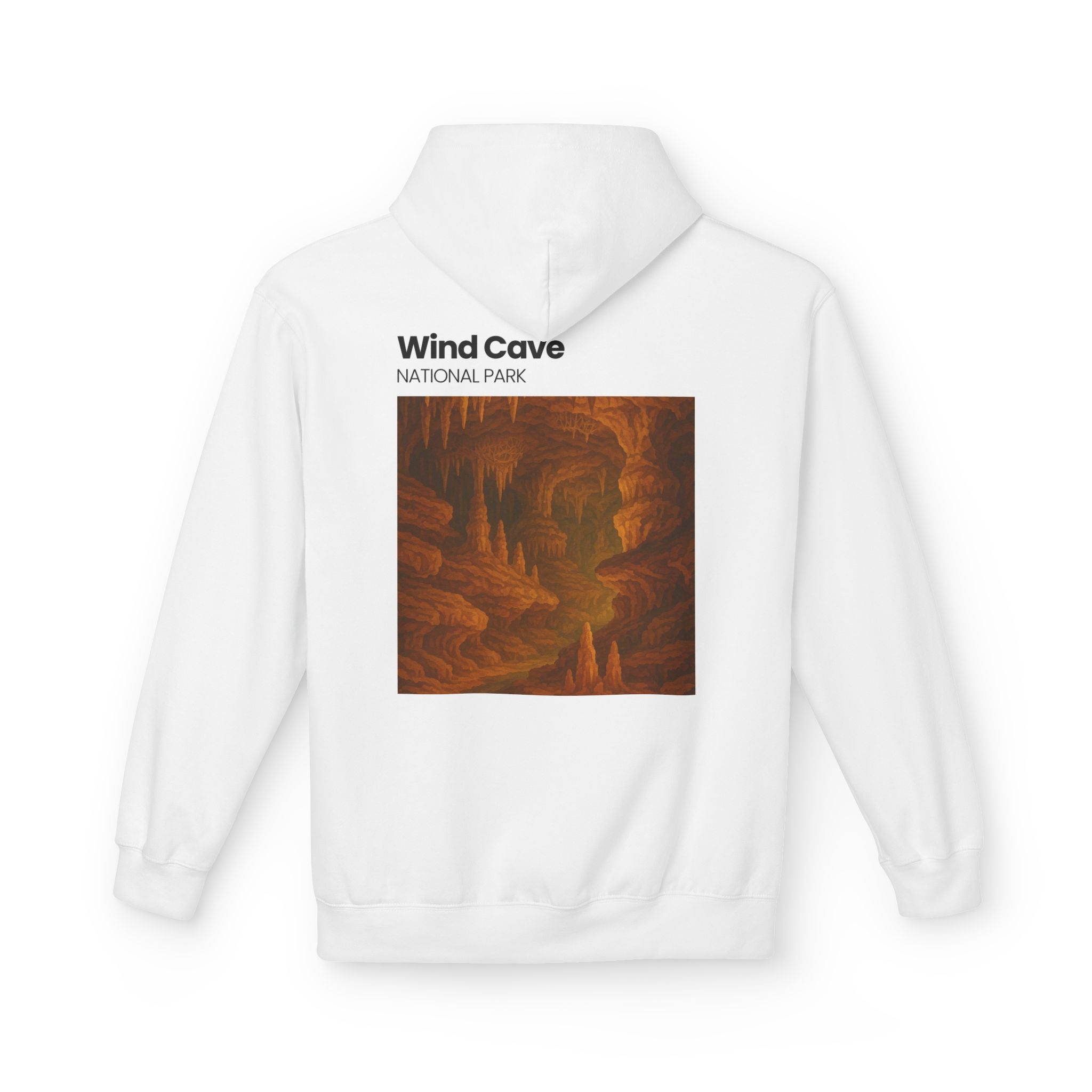 Wind Cave National Park Hoodie | Cave Artwork Pullover
