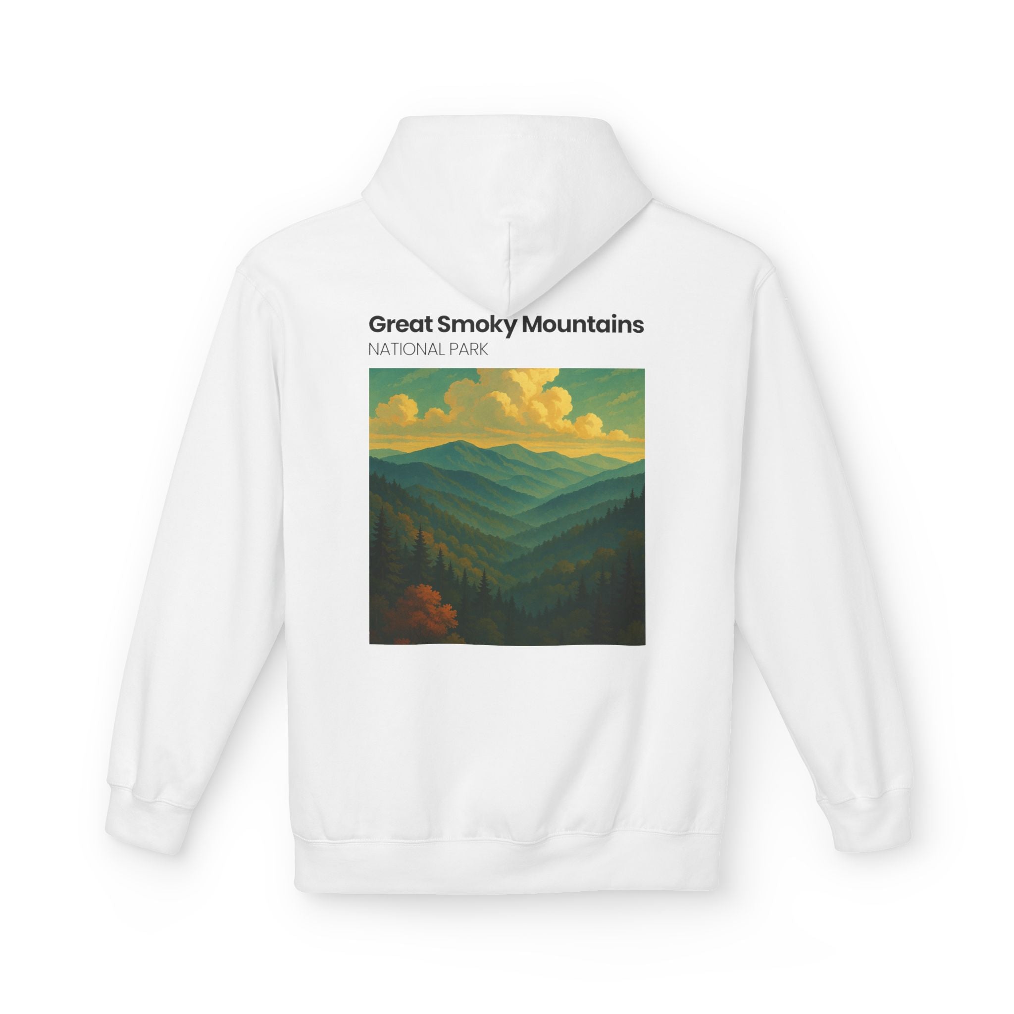 Great Smoky Mountains landscape hoodie | National Park pullover