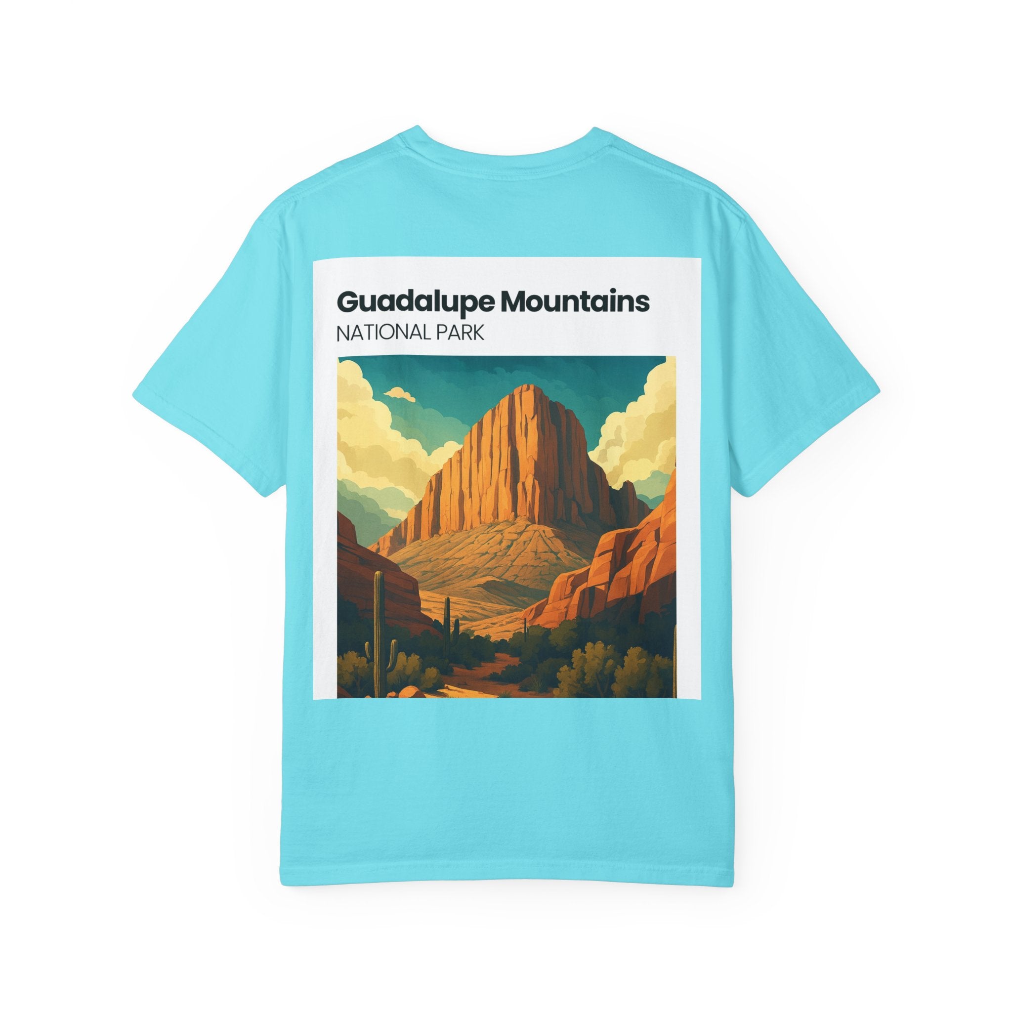 Guadalupe Mountains National Park T-Shirt | Desert Landscape Poster Tee