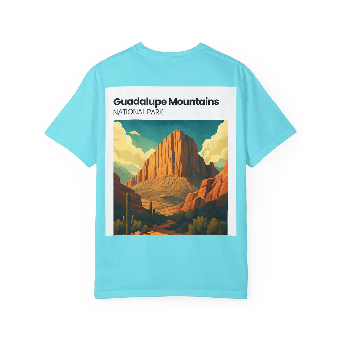 Guadalupe Mountains National Park T-Shirt | Desert Landscape Poster Tee