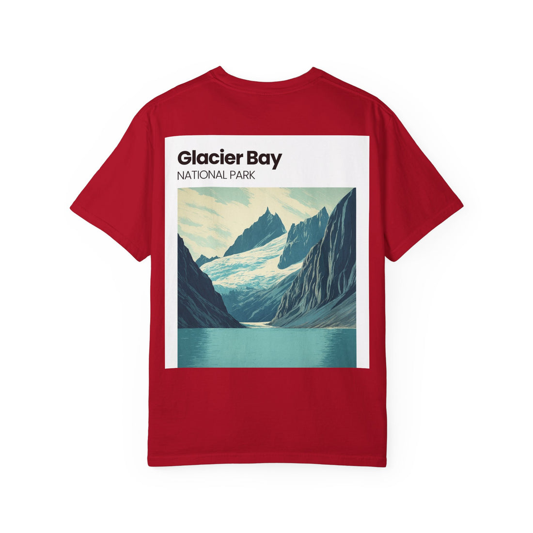 Glacier Bay National Park landscape T-shirt | Vintage mountain lake tee