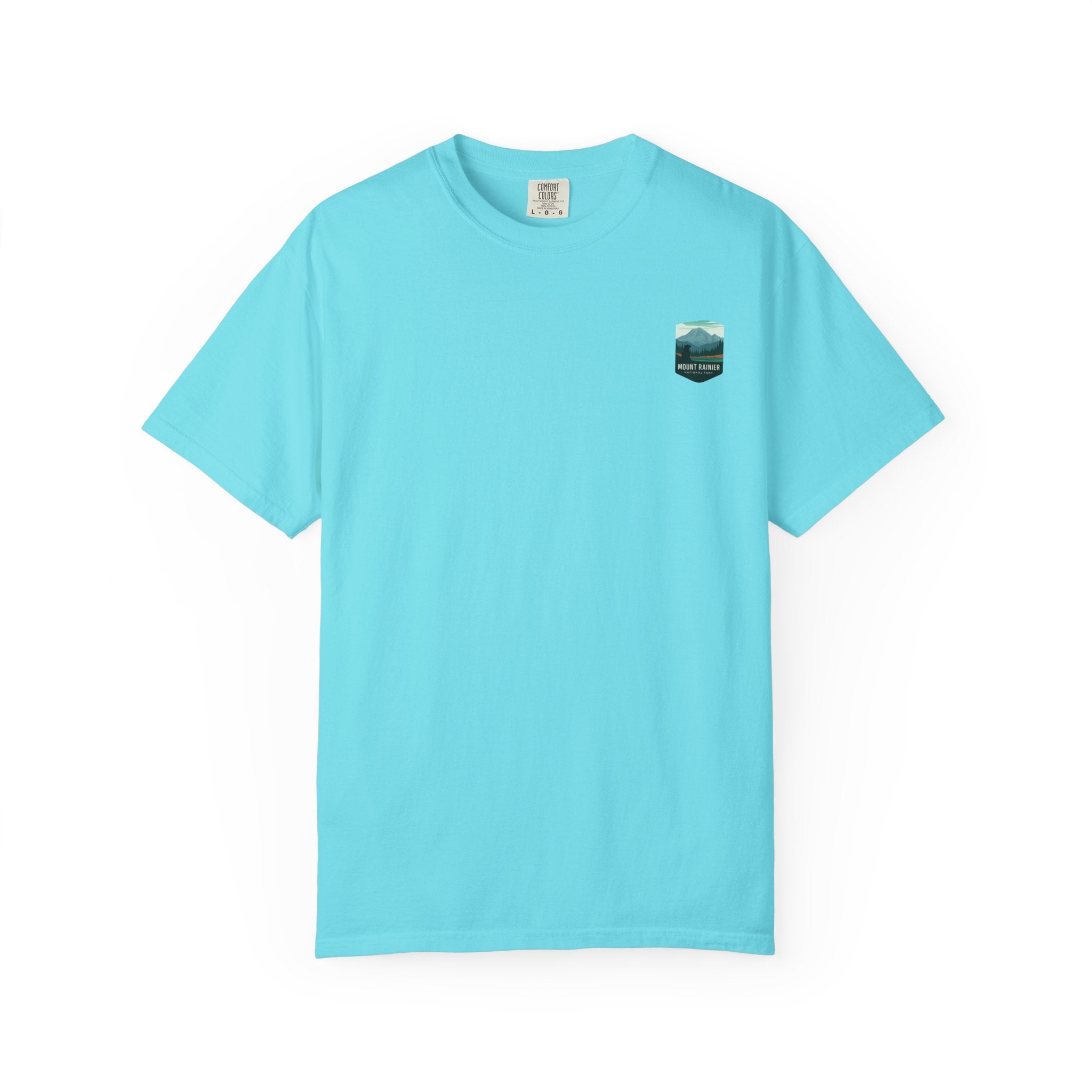 Mount Rainier National Park Poster T-Shirt | Vintage Landscape Graphic