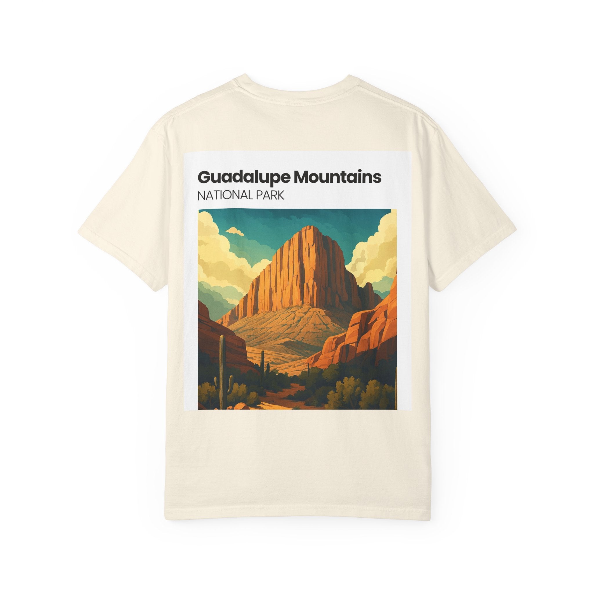 Guadalupe Mountains National Park T-Shirt | Desert Landscape Poster Tee