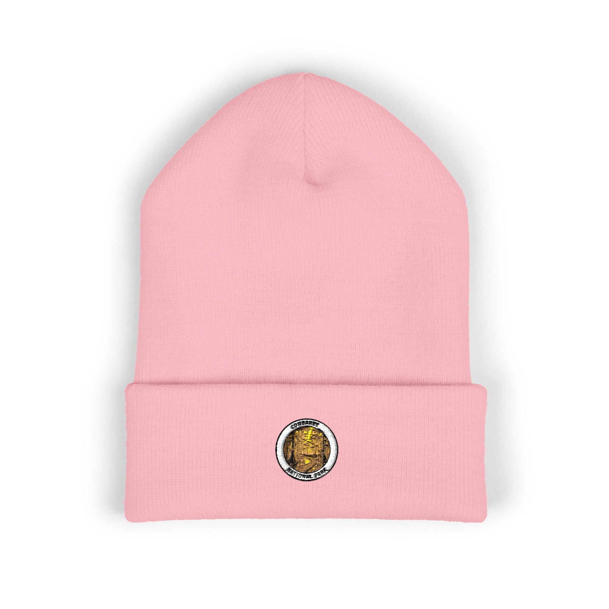 Chocolate Chip Cookie Patch Beanie | Embroidered Cuffed Beanie