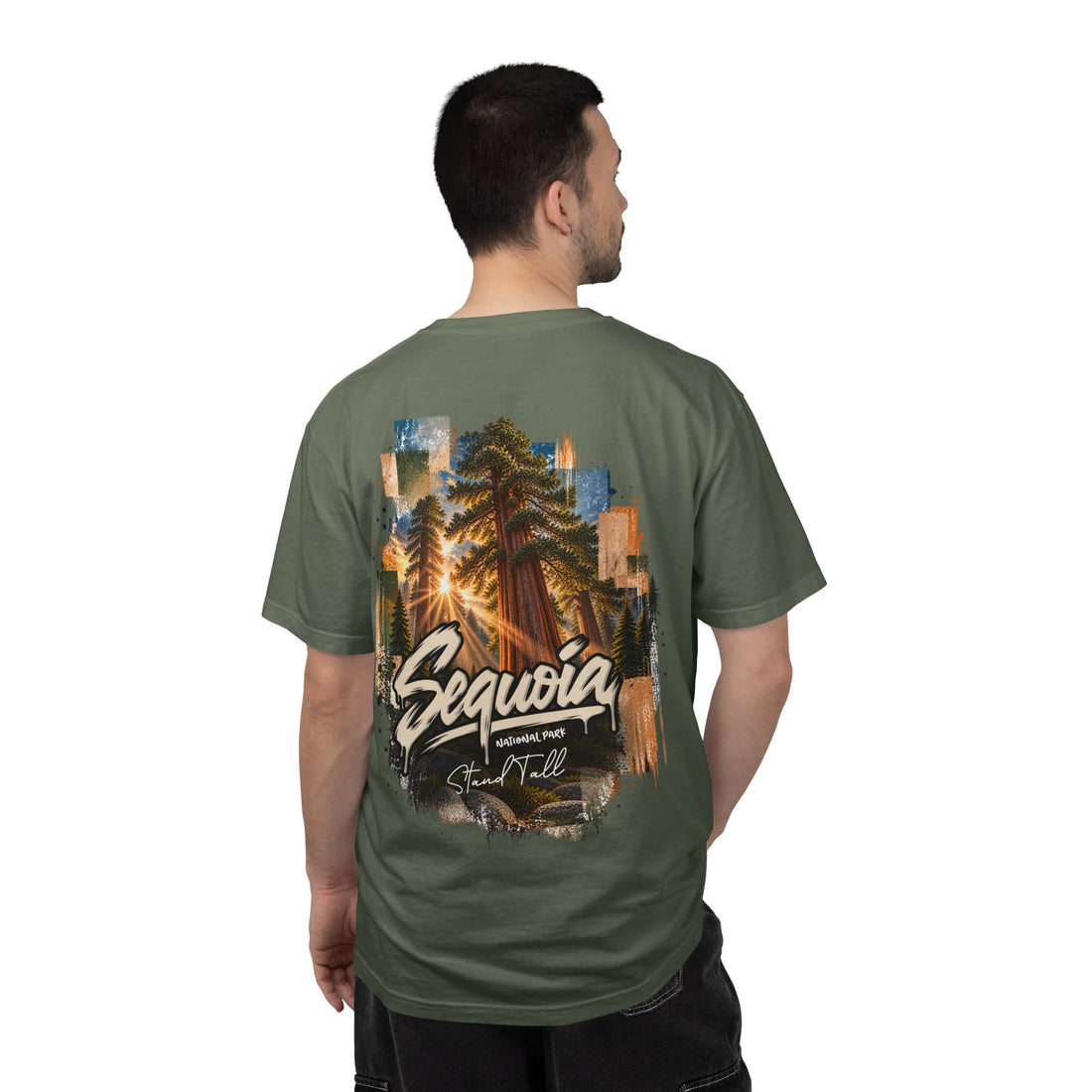 Sequoia National Park – Sun Beams Stand Tall Graphic T-Shirt