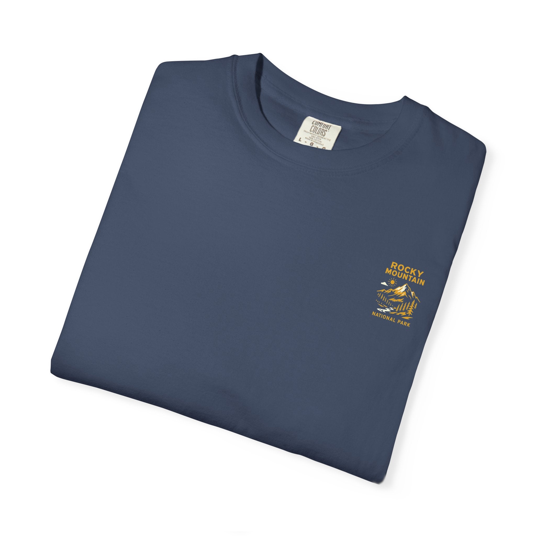 Rocky Mountain National Park Vintage Poster T-shirt | Mountain Landscape Tee