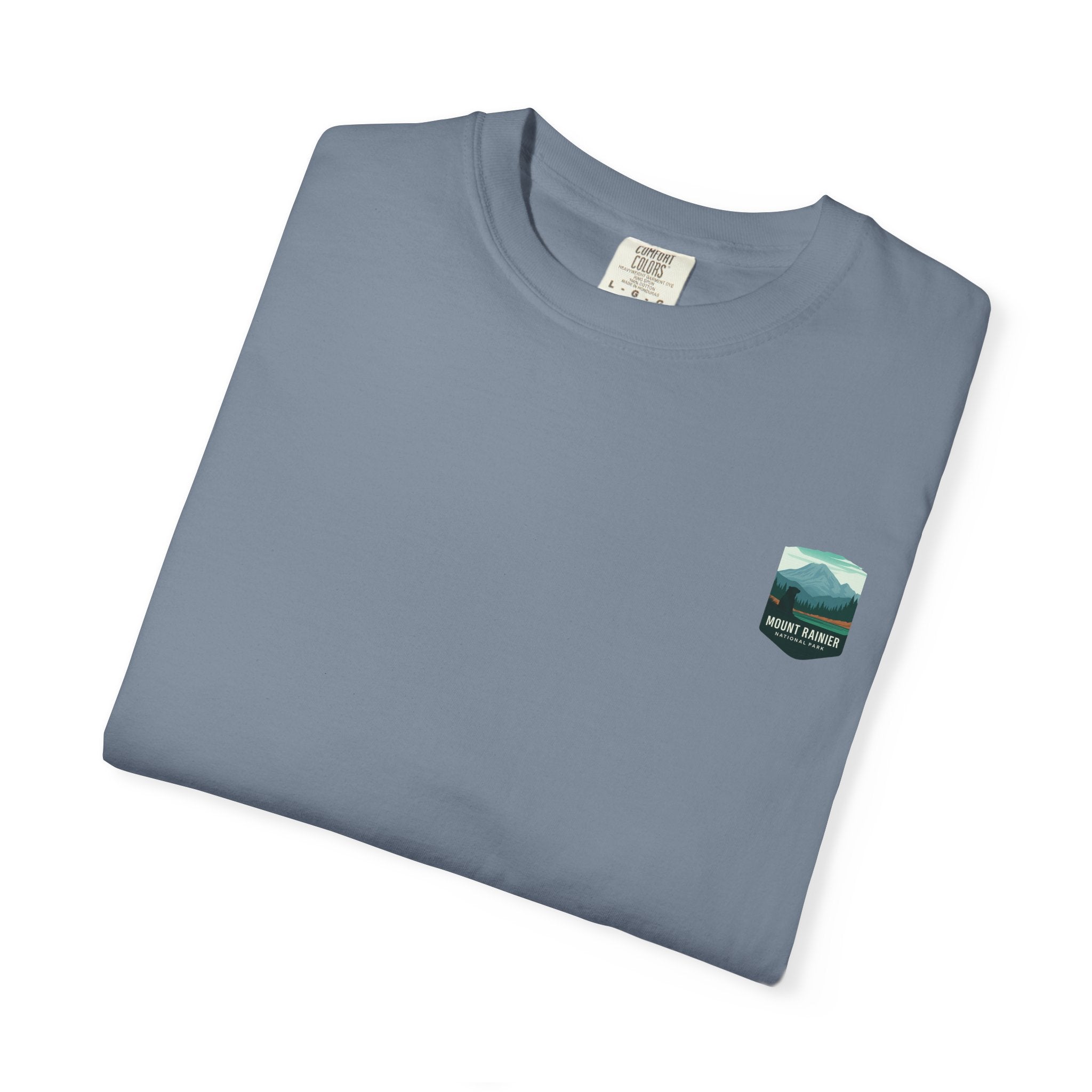 Mount Rainier National Park Poster T-Shirt | Vintage Landscape Graphic