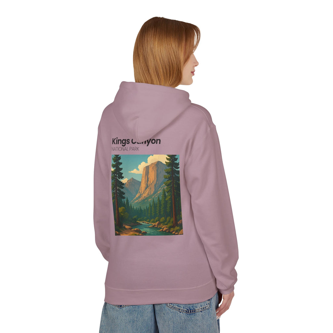 Kings Canyon National Park Hoodie | Vintage Landscape Graphic