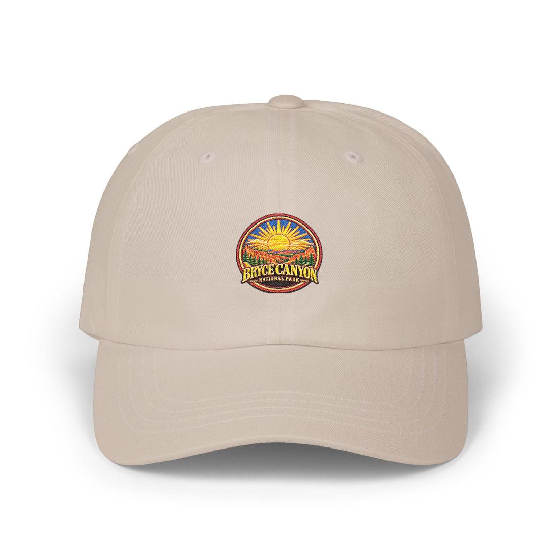 Bryce Canyon Sunrise Round Logo Dad Cap