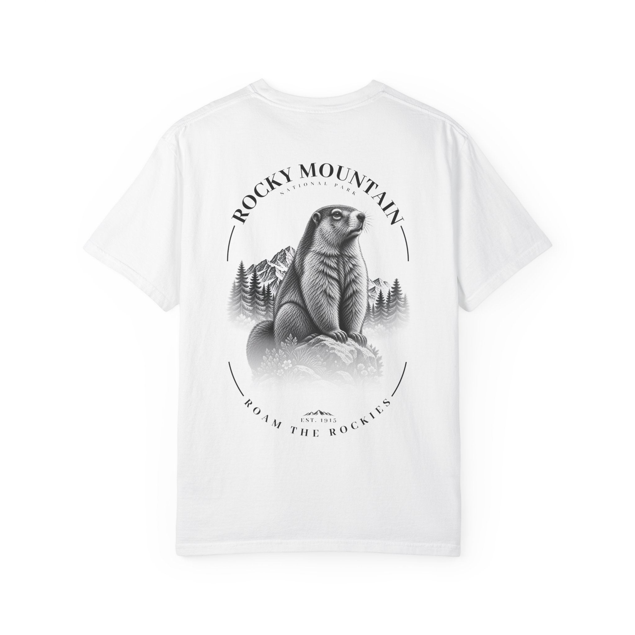 Rocky Mountain National Park Marmot Graphic T-Shirt