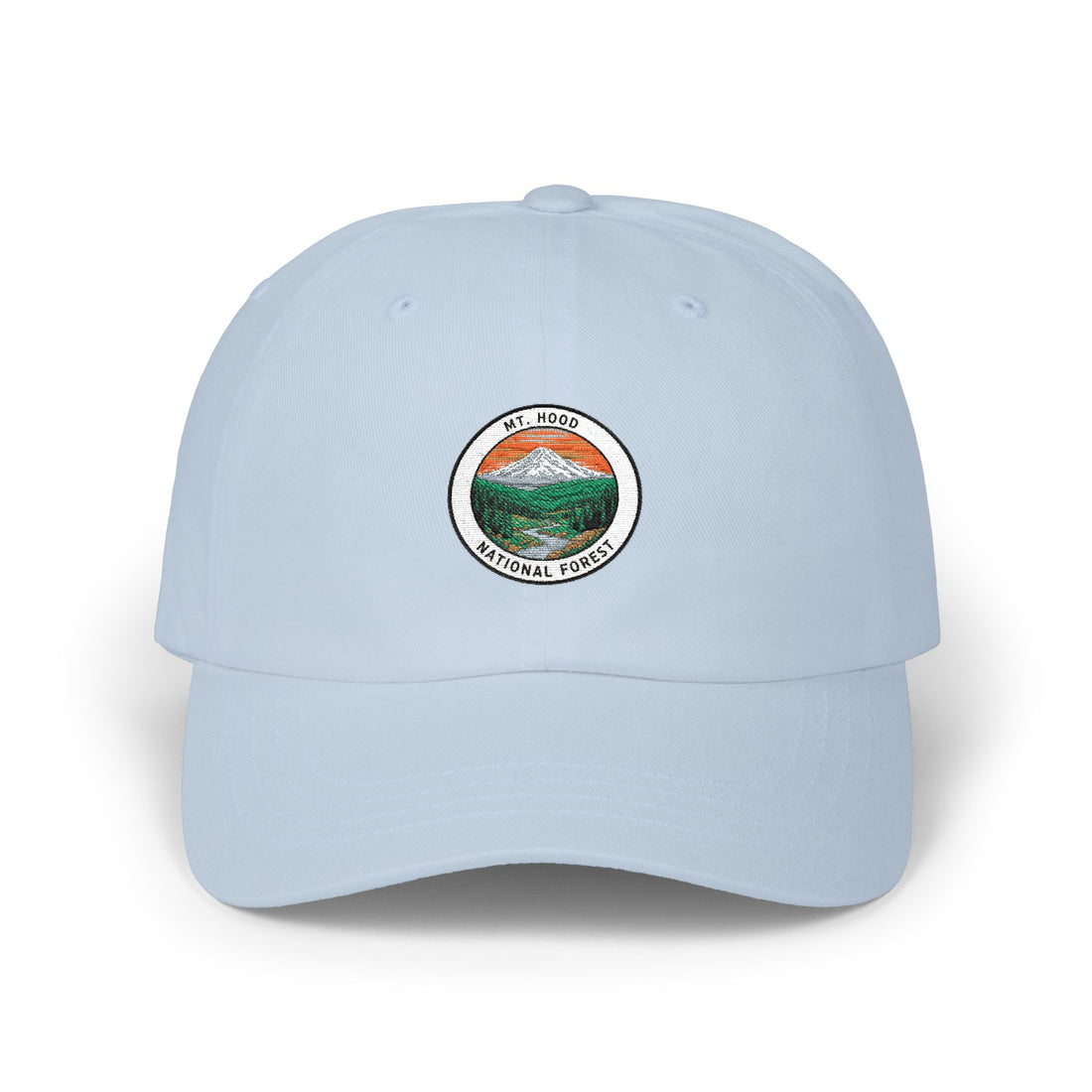 Mountain Hood National Forest Patch Dad Cap | Outdoor Hiking Patch Cap