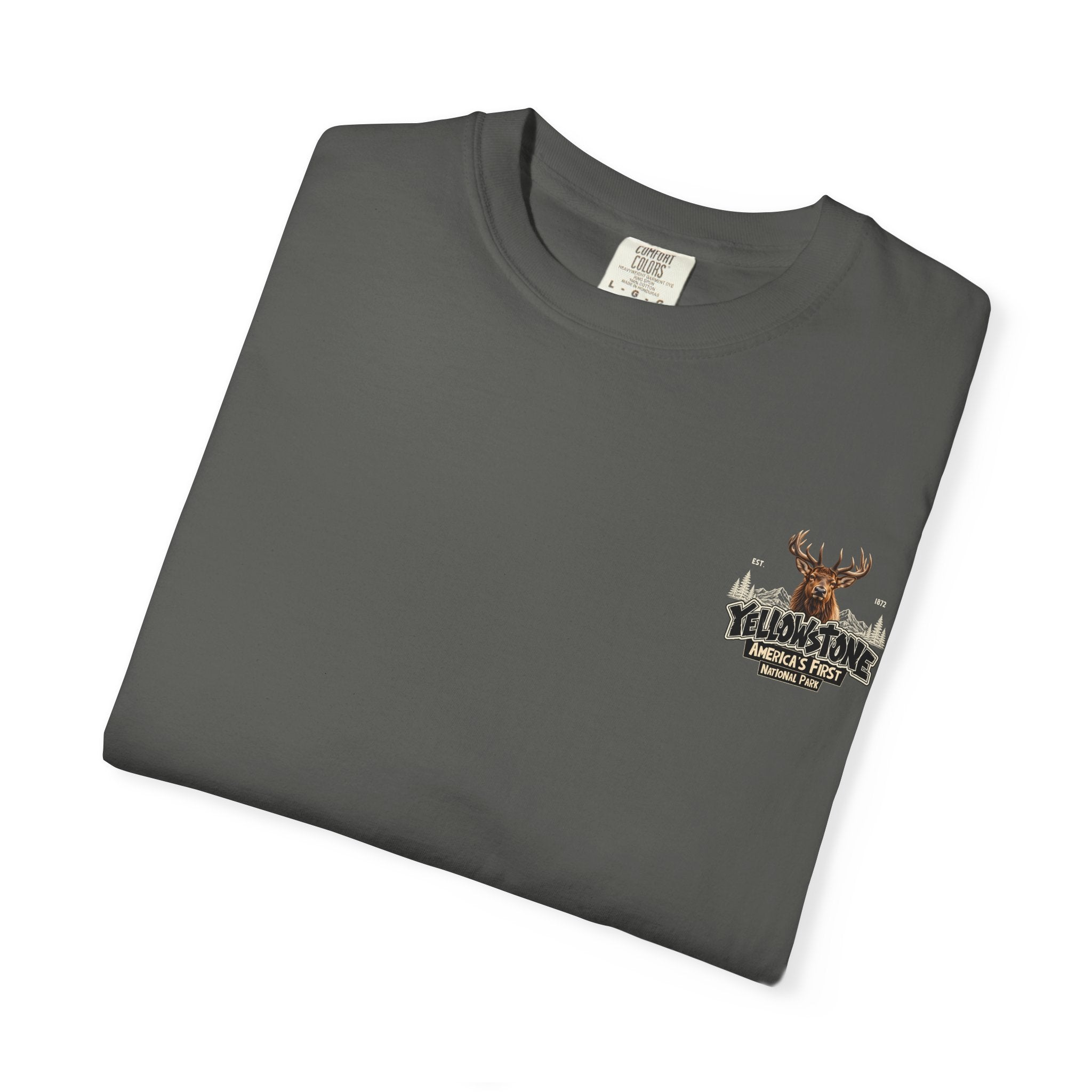 Yellowstone Elk – Where the Wild Still Roams T-Shirt Model1